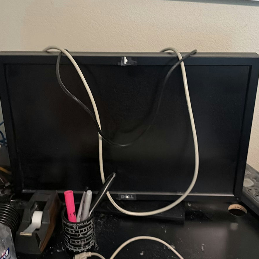 Dell Monitor, Dell Keyboard, Computer Case, and Whiteboard - image 4 of 16