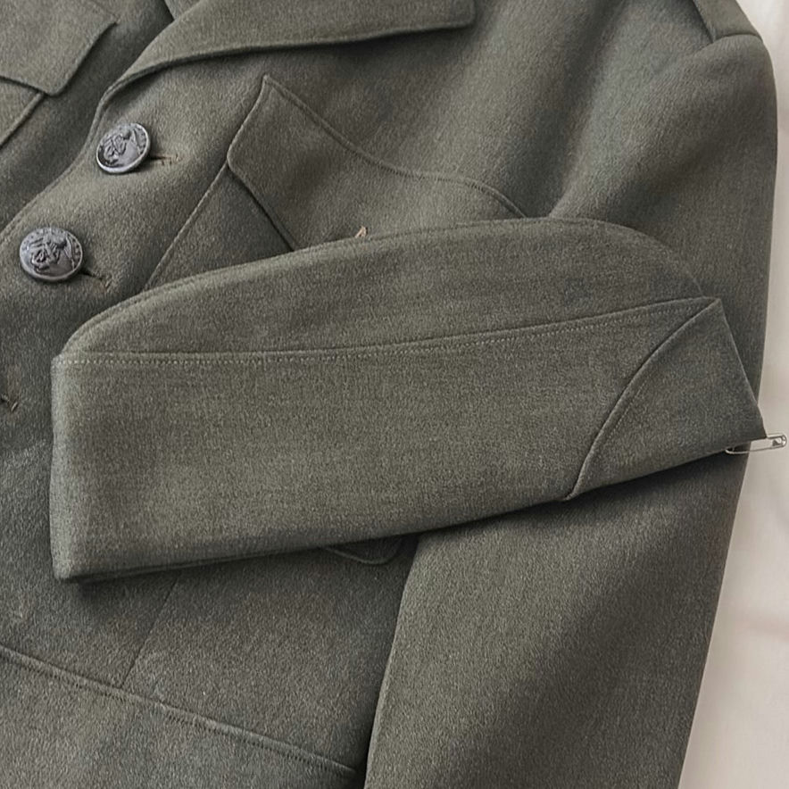 Military Dress Uniform Jacket, Trousers, and Garrison Cap - image 3 of 5
