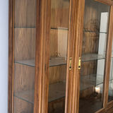 Wood Display Cabinet with Glass Shelves and Storage Drawers - thumbnail 6 of 10