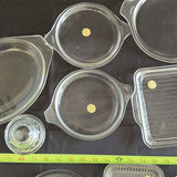 Collection of Clear Glass Serving Dishes and Lids - thumbnail 6 of 12