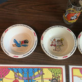 McDonald's Character Placemats, Kellogg's Cereal Bowls, and Bugs Bunny Glass - thumbnail 5 of 6