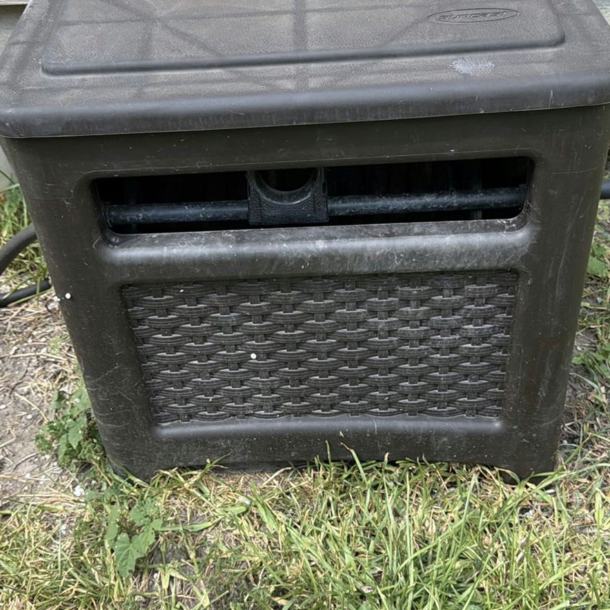 Outdoor Hose Reel Box, Side Table, and Garden Figurines - image 6 of 7