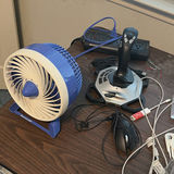 Desk Lamp, Fan, Logitech Joystick, Electronics Accessories and Office Items - thumbnail 2 of 8
