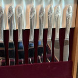 Silverplated Flatware Set with Wooden Storage Case - thumbnail 9 of 9
