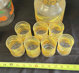 Vintage Glass Beverage Carafes and Drinking Glasses - thumbnail 2 of 5