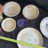 Assorted Decorative Ceramic Plates, Bowls, and Cornucopia Decor - thumbnail 6 of 7