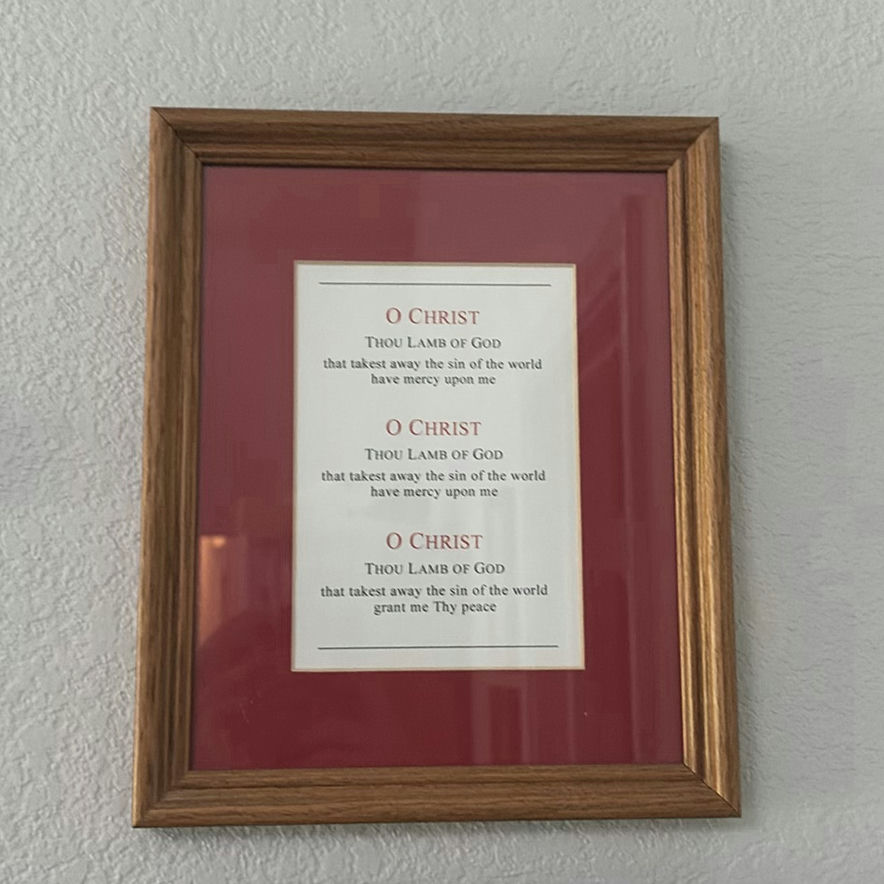 Set of Framed Religious Scripture Prints - image 9 of 14