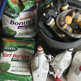 Scotts lawn care products, garden watering accessories, and assorted yard tools - thumbnail 2 of 9