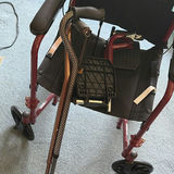 Medline Transport Wheelchair and Cane - thumbnail 2 of 5