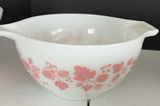 Vintage Milk Glass Mixing Bowls and Covered Casserole Dish - thumbnail 4 of 10