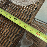 Metal and Wicker Shelving Unit with Books and Decorative Items - thumbnail 14 of 19