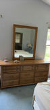 Bedroom set, 2 nightstands, 1 wardrobe, 1 dresser, 1 triple dresser with mirror - thumbnail 20 of 29