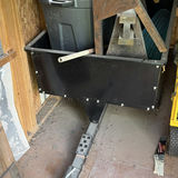 Utility Trailer with Garden Tools and Wooden Items - thumbnail 1 of 6