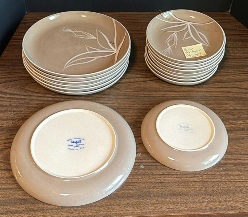 Winfield Hand Crafted California China Desert Dawn Porcelain Plates - image 1 of 6