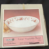 Floral Pattern Dinnerware Set with Plates, Cups, Saucers, Bowls, Platter, and Butter Dish - thumbnail 17 of 17