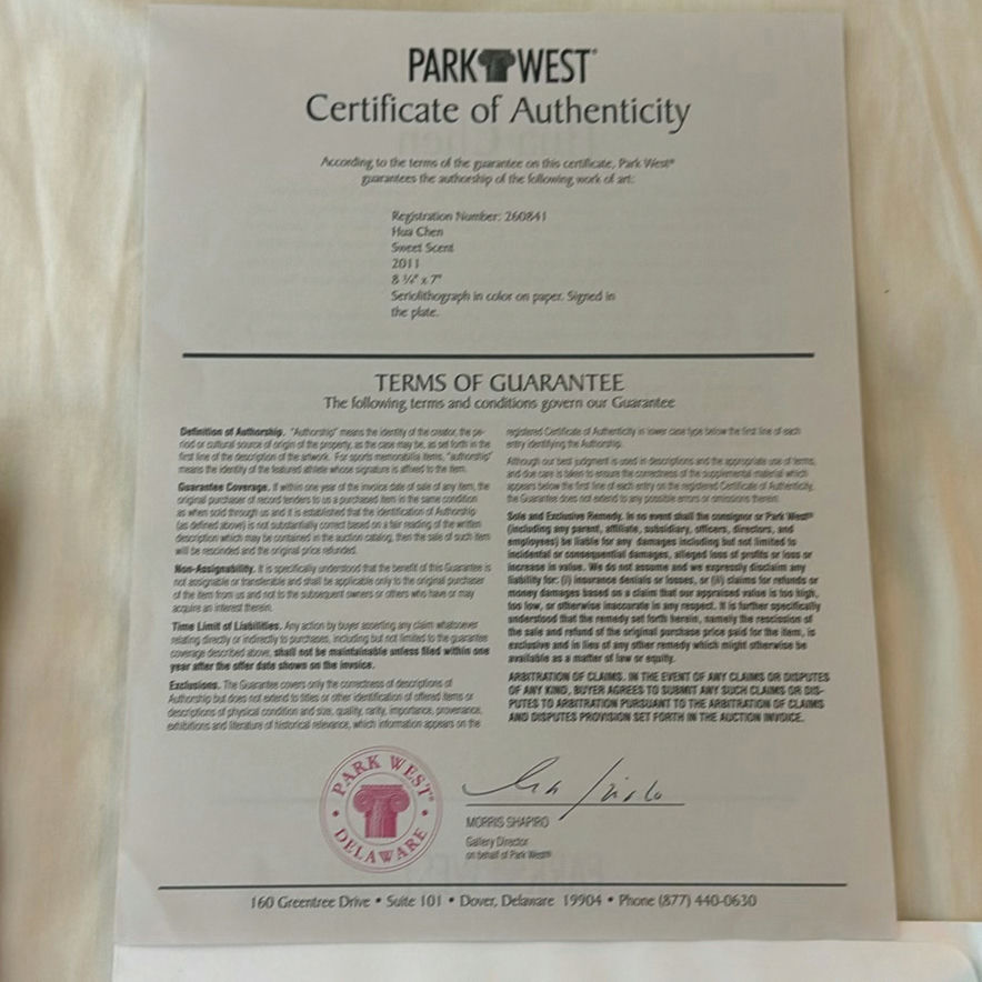 Park West Art Prints and Floral Painting with Certificates of Authenticity - image 4 of 8