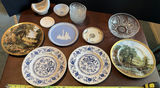 Assorted Decorative Plates, Glass Bowls, and Ceramic Pieces - thumbnail 1 of 15