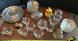 Assorted Glass Dinnerware and Decorative Items - thumbnail 1 of 14