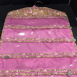 Pink Hanging Jewelry Organizer and Silver-Tone Leaf Necklace - thumbnail 5 of 5