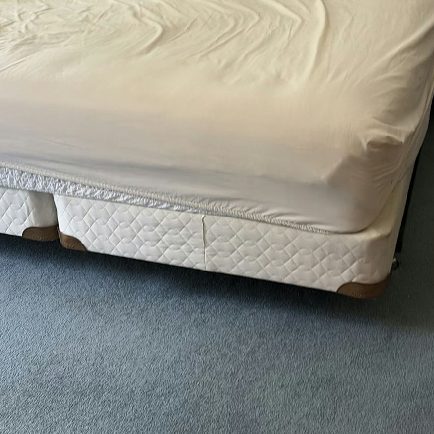 Metal Bed Frame with sleep number Mattress and Box Spring - image 3 of 8