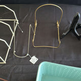 Assorted Wire Racks, Display Stands, and Plastic Storage Basket - thumbnail 4 of 8