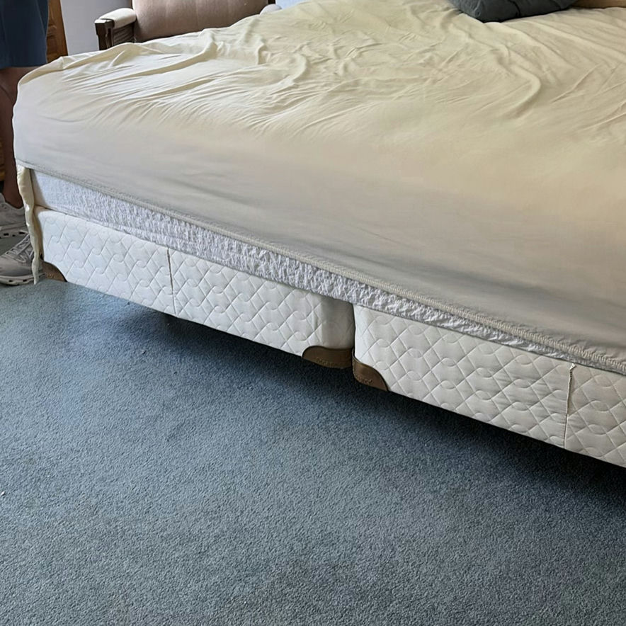 Metal Bed Frame with sleep number Mattress and Box Spring - image 4 of 8