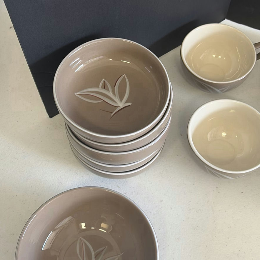Ceramic Dinnerware Set with Bowls, Cups, Plates, and Serving Pieces - image 3 of 14