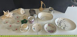 Assorted Seashells, Glass Dishes, and Ceramic Serving Pieces - thumbnail 1 of 14
