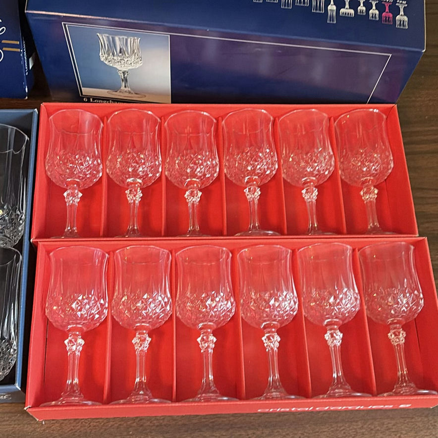 Cristal d'Arques Longchamp Crystal Glassware Set - image 5 of 6