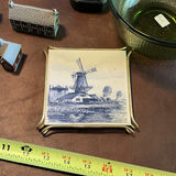 Ceramic Miniature Houses, Glass Bowls, Pitcher, Vase, and Decorative Tile - thumbnail 5 of 10
