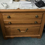 Bedroom set, 2 nightstands, 1 wardrobe, 1 dresser, 1 triple dresser with mirror - thumbnail 6 of 29