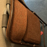 4 padded folding chairs with a folding walker - thumbnail 2 of 5