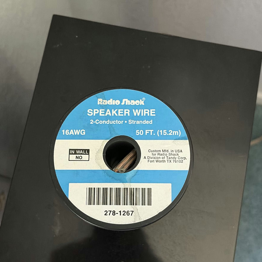 NHT Speakers, RadioShack Speaker Wire, and LG Blu-ray DVD Player - image 4 of 15