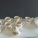 Metlox Vernon Ware California Ceramic Plates and Saucers Set - thumbnail 10 of 17