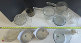Assorted Glassware and Kitchen Serving Pieces - thumbnail 1 of 9