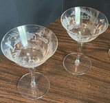 Etched Stemware Glass Set - thumbnail 4 of 4