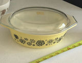 Vintage Milk Glass Mixing Bowls and Covered Casserole Dish - thumbnail 10 of 10