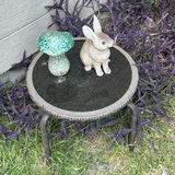 Outdoor Hose Reel Box, Side Table, and Garden Figurines - thumbnail 3 of 7