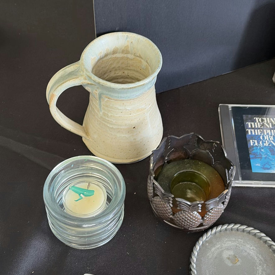 Assorted Household Decor, Plates, Candles, and Music CDs - image 3 of 12