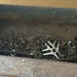 Craftsman Metal Toolbox with Assorted Hardware and Hammers - thumbnail 3 of 4
