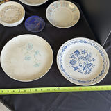 Assorted Decorative Ceramic Plates, Bowls, and Cornucopia Decor - thumbnail 7 of 7