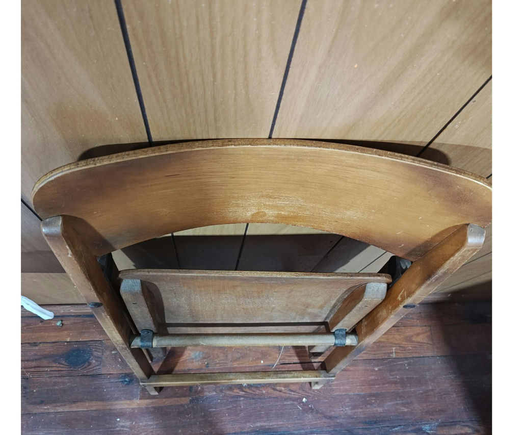 Lot of 4 Vintage Mid-Century Wooden Folding Chairs - image 8 of 8
