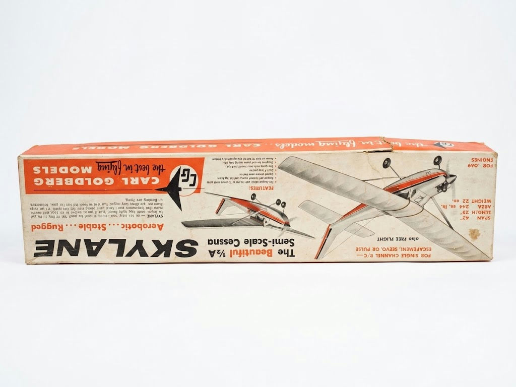 Vintage Carl Goldberg Models "Skylane" 1/2A Semi-Scale Cessna Airplane Model Kit - image 2 of 6