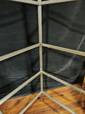 Tall Brushed Stainless Steel 5-Tier Etagere / Display Frame (20" x 20" x 66") - thumbnail 7 of 7