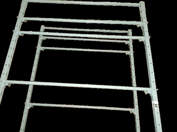 Ultra Heavy-Duty Rolling Wardrobe Rack - Double-Sided, Rail, 8 Rail Height Adjustable - image 2 of 7