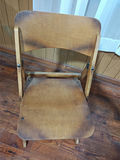 Lot of 4 Vintage Mid-Century Wooden Folding Chairs - thumbnail 6 of 8