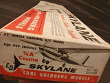 Vintage Carl Goldberg Models "Skylane" 1/2A Semi-Scale Cessna Airplane Model Kit - thumbnail 6 of 6