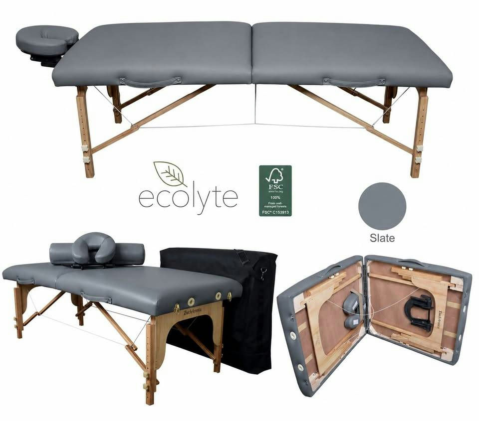 TouchAmerica Ecolyte Portable Massage Table Package (Slate) – Brand New - image 1 of 4