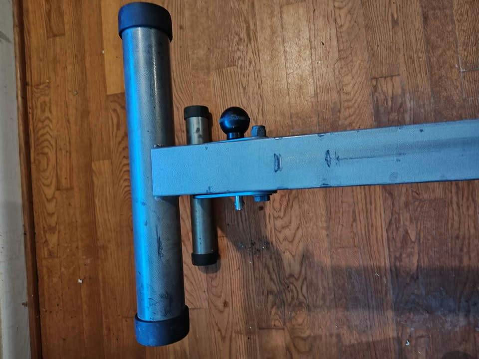 Vintage Jack LaLanne Folding Weight Bench w/ Leg Developer – Solid Steel - image 7 of 8