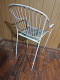 Lot of 5 Vintage Weathered Wrought Iron Counter Height Stools - thumbnail 4 of 11